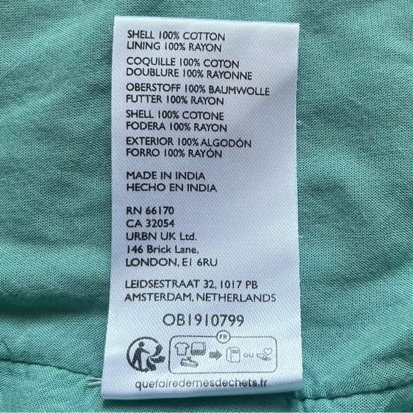 NWOT Free People “A New Way” Teal Bluish Purple Floral Long Sleeve Maxi Dress S - Picture 12 of 14